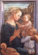 Filippino Lippi Madonna with the Child and Two Angels china oil painting reproduction